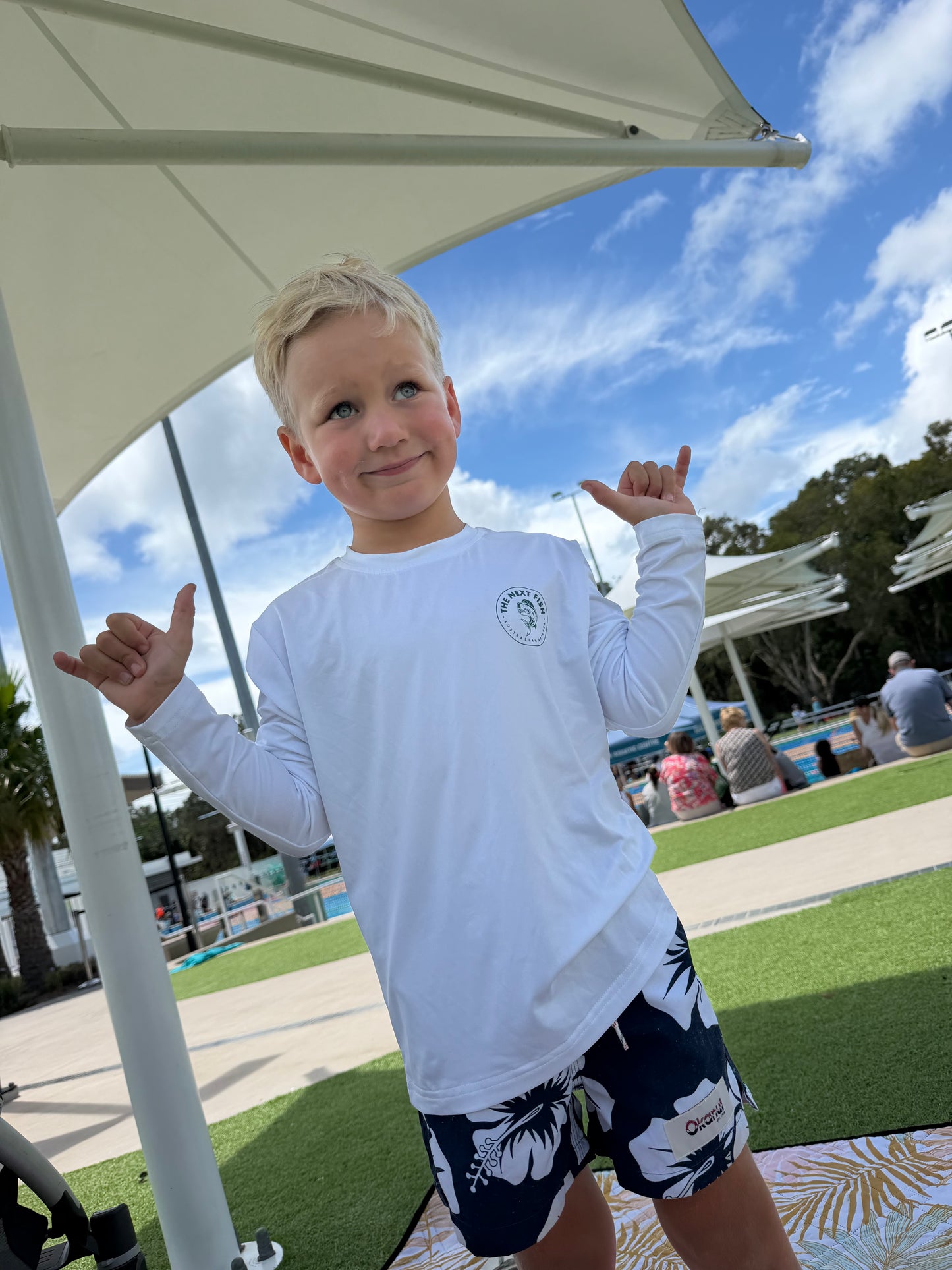 Boys Island Performance Fishing Shirt