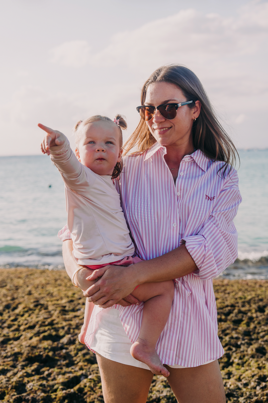 Essential Pink Striped Button Up Shirt