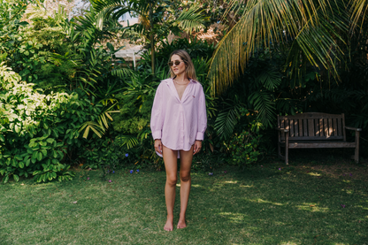 Essential Pink Striped Button Up Shirt